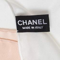 مملوكة مسبقًا Chanel  Multicolor CC Printed Silk Square Scarf