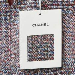Pre Owned Chanel Multicolor Fantasy Tweed Sleeveless Short Dress L