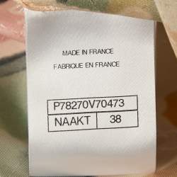 Chanel Multicolor Printed Silk Sleeveless Mini Dress M