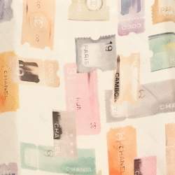 Chanel Multicolor Printed Silk Sleeveless Mini Dress M