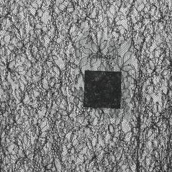 Pre Owned Chanel Black Lace Sheer Fitted Top S