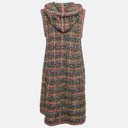 Pre Owned كارديجان شانيل لوريكس محبوك ملون بغطاء رأس مقاس كبير - لارج