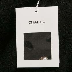 مملوكة مسبقًا Chanel Black Tweed Knee Length Skirt M