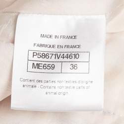 مملوكة مسبقًا جاكيت شانيل إغلاق فيلكرو تويد متعدد الألوان مقاس وسط