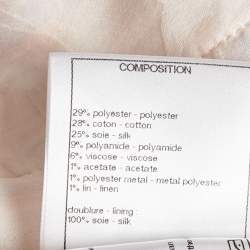 مملوكة مسبقًا جاكيت شانيل إغلاق فيلكرو تويد متعدد الألوان مقاس وسط