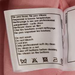 Pre Owned سترة تشانيل تويد وردية مقاس وسط (ميديوم)