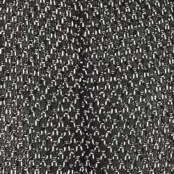 Pre Owned بنطلون شانيل حرير وقماش قطني مبطن أسود مقاس كبير جدًا (إكس لارج)