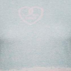 Chanel Pastel Lurex Knit Cutout Armhole Detail Long Sleeve Tunic M