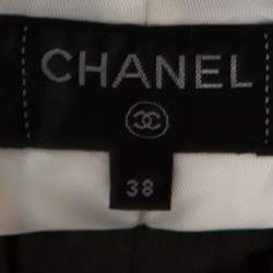 Pre Owned Chanel Dark Khaki Cotton Shorts M