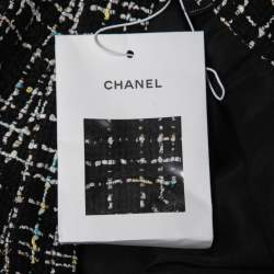 Chanel Black Tweed Cropped Vest M