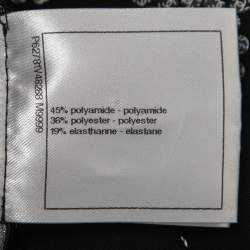 مملوكة مسبقًا Chanel Black Neoprene Lesage Sequined Runway Leggings & Bodysuit Set M