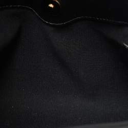 Pre Owned Chanel Black Quilted Leather Nano 31 Shopping Bag