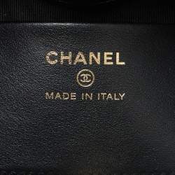 Pre Owned Chanel Black Quilted Leather Nano 31 Shopping Bag