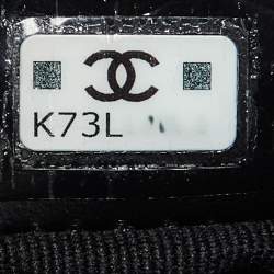 Pre Owned Chanel Black Quilted Leather Nano 31 Shopping Bag