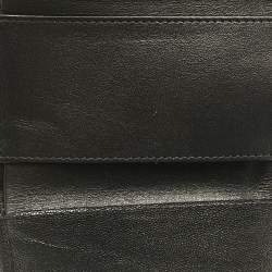 Chanel Black Quilted Caviar Leather Small Boy Flap Wallet