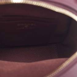 Chanel Burgundy Quilted Caviar Leather Mini CC Classic Backpack