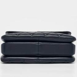 Chanel Navy Blue Quilted Leather Small Trendy CC Top Handle Bag
