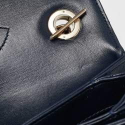 Chanel Navy Blue Quilted Leather Small Trendy CC Top Handle Bag