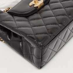 Chanel Black Quilted Leather Mini Kelly Bag