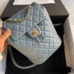 Pre Owned Chanel Quilted Leather Small Urban Spirit Backpack