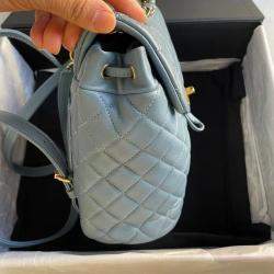 Pre Owned Chanel Quilted Leather Small Urban Spirit Backpack