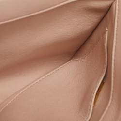 Pre Owned Chanel Pink Quilted Leather Small Trendy CC Flap Bag