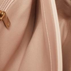 Pre Owned Chanel Pink Quilted Leather Small Trendy CC Flap Bag