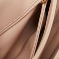 Pre Owned Chanel Pink Quilted Leather Small Trendy CC Flap Bag