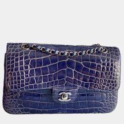 Chanel Alligator Leather Classic Double Flap Bag