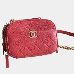 Chanel Red Camera Bag