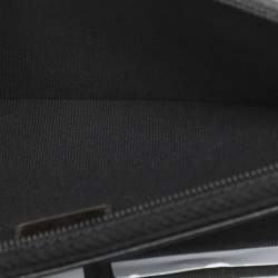 Chanel Black Quilted Caviar Leather Boy Wallet On Chain