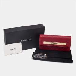 Chanel Pink Quilted Leather Trendy CC Flap Wallet