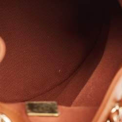 Chanel Brown Quilted Leather Mini Duma Drawstring Bag
