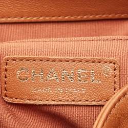 Chanel Brown Quilted Leather Mini Duma Drawstring Bag