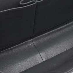 Pre Owned Chanel Grey Quilted Leather Jumbo Classic Double Flap Bag