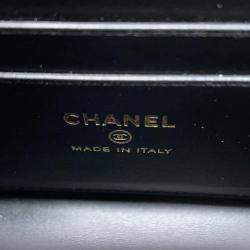 Chanel Matelassé Coco Handle Black Caviar Leather Mini 2Way Hand Bag
