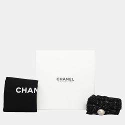 Pre Owned Chanel Boston Velvet Mini Bag
