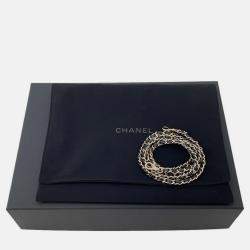 Pre Owned Chanel Cc Logo Vanity Case Black Caviar Leather