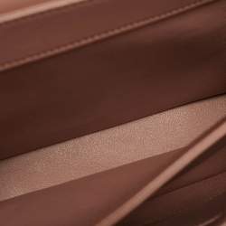 Pre Owned Chanel Old Rose Quilted Leather Trendy CC Medium Top Handle Bag