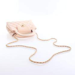 Pre Owned حقيبة تسوق شانيل كيلي جلد عجل متجعد نانو