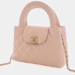 Pre Owned حقيبة تسوق شانيل كيلي جلد عجل متجعد نانو