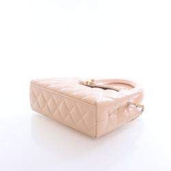 Pre Owned حقيبة تسوق شانيل كيلي جلد عجل متجعد نانو