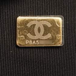 Pre Owned حقيبة شانيل كاميرا ميني جلد مبطن أسود