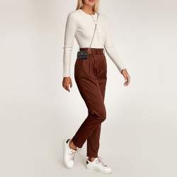 Pre Owned Chanel Classic Micro Black Quilted Caviar Leather CC Flap Bag