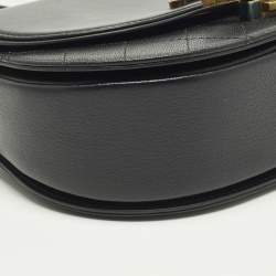 Pre Owned Chanel Coco Curve Small Black Quilted Leather Flap Bag