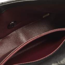 Pre Owned Chanel Small Studded Black Quilted Leather Flap Bag