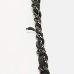 Pre Owned Chanel Small Studded Black Quilted Leather Flap Bag