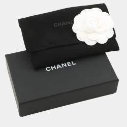 Pre Owned Chanel Matelasse Zip Coin Purse Pink Caviar Leather/Rhinestone