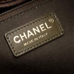 Pre Owned Chanel Multicolor Striped Straw Raffia Large Deauville Shopping Tote