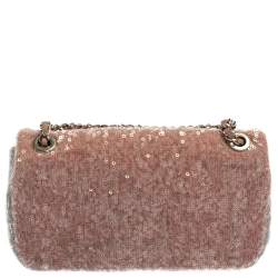 Pre Owned Chanel Multicolor Sequin Flap Bag